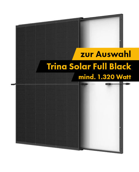 Balkonkraftwerk mit 3 Solarmodulen und APsystems EZ1-M Wechselrichter