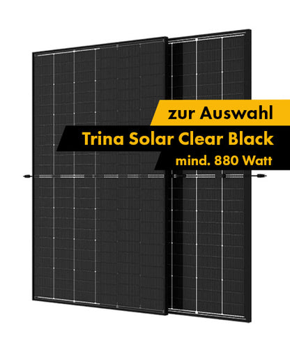 Balkonkraftwerk mit 2 Solarmodulen und Hoymiles HMS-800W Wechselrichter